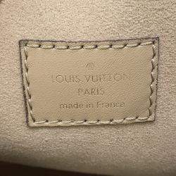 Pre Owned Louis Vuitton Neonoe MM Tourterelle Creme Bicolor Monogram Empreinte Leather Shoulder Bag