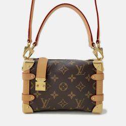 Pre Owned Louis Vuitton Side Trunk Brown Monogram PM
