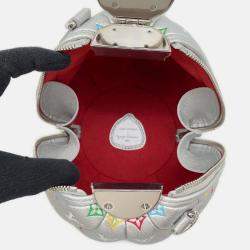Pre Owned Louis Vuitton X Yayoi Kusama Lvxyk Pumpkin Silver Monogram Yayoi Kusama