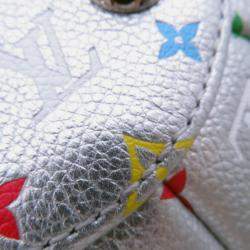 Pre Owned Louis Vuitton X Yayoi Kusama Lvxyk Pumpkin Silver Monogram Yayoi Kusama