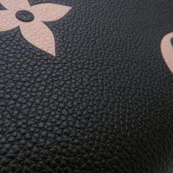 Pre Owned Louis Vuitton Onthego Noir/Beige Bicolor Monogram Empreinte Leather MM Bag