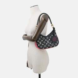 Pre Owned Louis Vuitton Bagatelle NM Multicolor Monogram Empreinte Leather