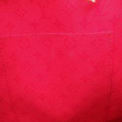 Pre Owned Louis Vuitton Onthego Red Monogram Giant Lv Crafty Size GM