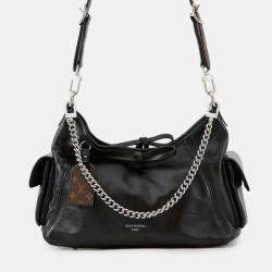 Pre Owned Louis Vuitton Carryall Cargo Vibe Noir Lamb Leather Size PM