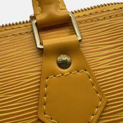 Pre Owned Louis Vuitton Speedy Tassili Yellow/Purple Epi Leather Size 25