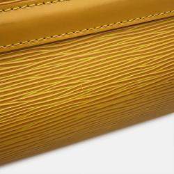 Pre Owned Louis Vuitton Speedy Tassili Yellow/Purple Epi Leather Size 25