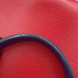 Pre Owned Louis Vuitton Neonoe Coquelicot/Blue Epi Leather