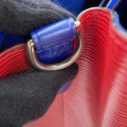 Pre Owned Louis Vuitton Neonoe Coquelicot/Blue Epi Leather
