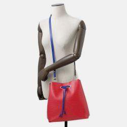 Pre Owned Louis Vuitton Neonoe Coquelicot/Blue Epi Leather