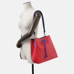 Pre Owned Louis Vuitton Neonoe Coquelicot/Blue Epi Leather