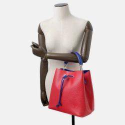 Pre Owned Louis Vuitton Neonoe Coquelicot/Blue Epi Leather