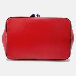 Pre Owned Louis Vuitton Neonoe Coquelicot/Blue Epi Leather