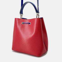 Pre Owned Louis Vuitton Neonoe Coquelicot/Blue Epi Leather