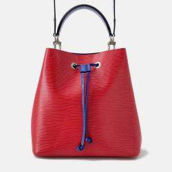 Pre Owned Louis Vuitton Neonoe Coquelicot/Blue Epi Leather