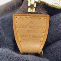 Pre Owned Louis Vuitton Pochette Accessoires Brown Monogram Panda Takashi Murakami