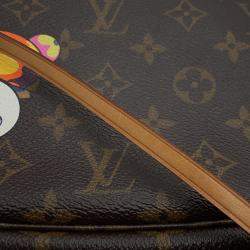 Pre Owned Louis Vuitton Pochette Accessoires Brown Monogram Panda Takashi Murakami