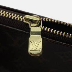 Pre Owned Louis Vuitton Pochette Accessoires Brown Monogram Panda Takashi Murakami