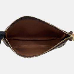 Pre Owned Louis Vuitton Pochette Accessoires Brown Monogram Panda Takashi Murakami