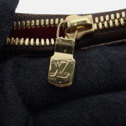 Pre Owned Louis Vuitton Bloomsbury Red Damier Ebene Canvas Size Pm