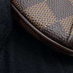 Pre Owned Louis Vuitton Bloomsbury Red Damier Ebene Canvas Size Pm