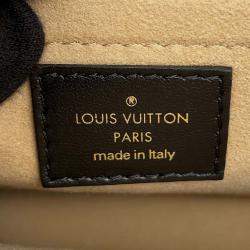 Pre Owned Louis Vuitton Troca Noir Damier Quilt Leather Size MM