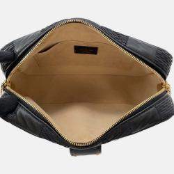 Pre Owned Louis Vuitton Troca Noir Damier Quilt Leather Size MM