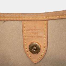 Pre Owned Louis Vuitton Brown Monogram Galliera PM