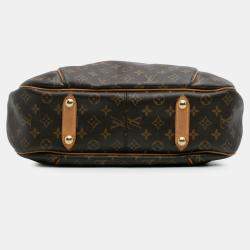 Pre Owned Louis Vuitton Brown Monogram Galliera PM