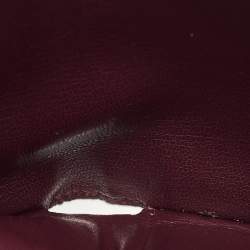 مملوكة مسبقًا محفظة لويس فيتون كابوسينز مدمجة بورجوندي جلد تمساح