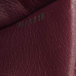 مملوكة مسبقًا محفظة لويس فيتون كابوسينز مدمجة بورجوندي جلد تمساح