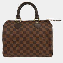 Pre Owned Louis Vuitton Damier Speedy 25 Handbag