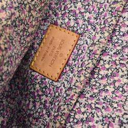 Pre Owned Louis Vuitton Blue Monogram Denim Patchwork Speedy 30