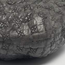 Pre Owned حقيبة لوي فيتون أوليمبي نيمبوس جلد مونوغرامي أنثريسيت GM