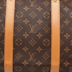 Pre Owned Louis Vuitton Monogram Canvas Keepall 55 Bag