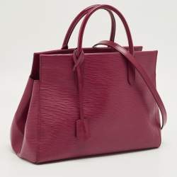 Pre Owned Louis Vuitton Fuchsia Epi Leather Marly MM Bag