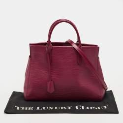 Pre Owned Louis Vuitton Fuchsia Epi Leather Marly MM Bag