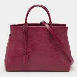 Pre Owned Louis Vuitton Fuchsia Epi Leather Marly MM Bag