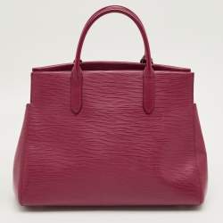 Pre Owned Louis Vuitton Fuchsia Epi Leather Marly MM Bag