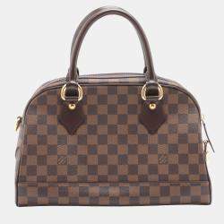 Pre Owned Louis Vuitton Brown Damier Ebene Duomo