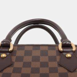 Pre Owned Louis Vuitton Brown Damier Ebene Duomo