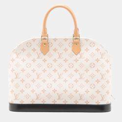 Pre Owned Louis Vuitton Brown Monogram Dune Alma GM