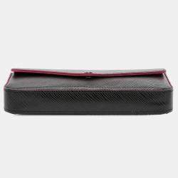 Pre Owned Louis Vuitton Black Epi Pochette Felicie