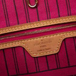 Pre Owned Louis Vuitton Brown Monogram Neverfull MM