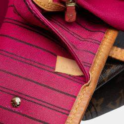 Pre Owned Louis Vuitton Brown Monogram Neverfull MM