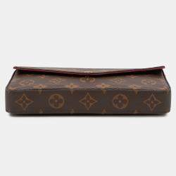 Pre Owned Louis Vuitton Brown Monogram Pochette Felicie