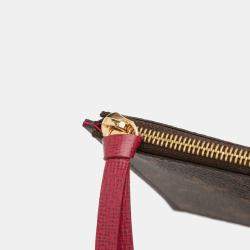 Pre Owned Louis Vuitton Brown Monogram Pochette Felicie