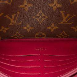 Pre Owned Louis Vuitton Brown Monogram Pochette Felicie