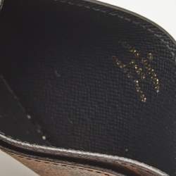 Pre Owned Louis Vuitton Monogram Reverse Canvas Card Holder