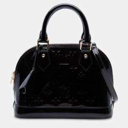 Pre Owned Louis Vuitton Purple Monogram Vernis Alma BB