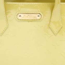 Pre Owned Louis Vuitton Vert Impression Monogram Vernis Wilshire PM Bag